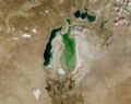 Shrunken Aral Sea