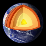 Earth cutaway