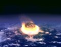 Asteroid strike to Earth